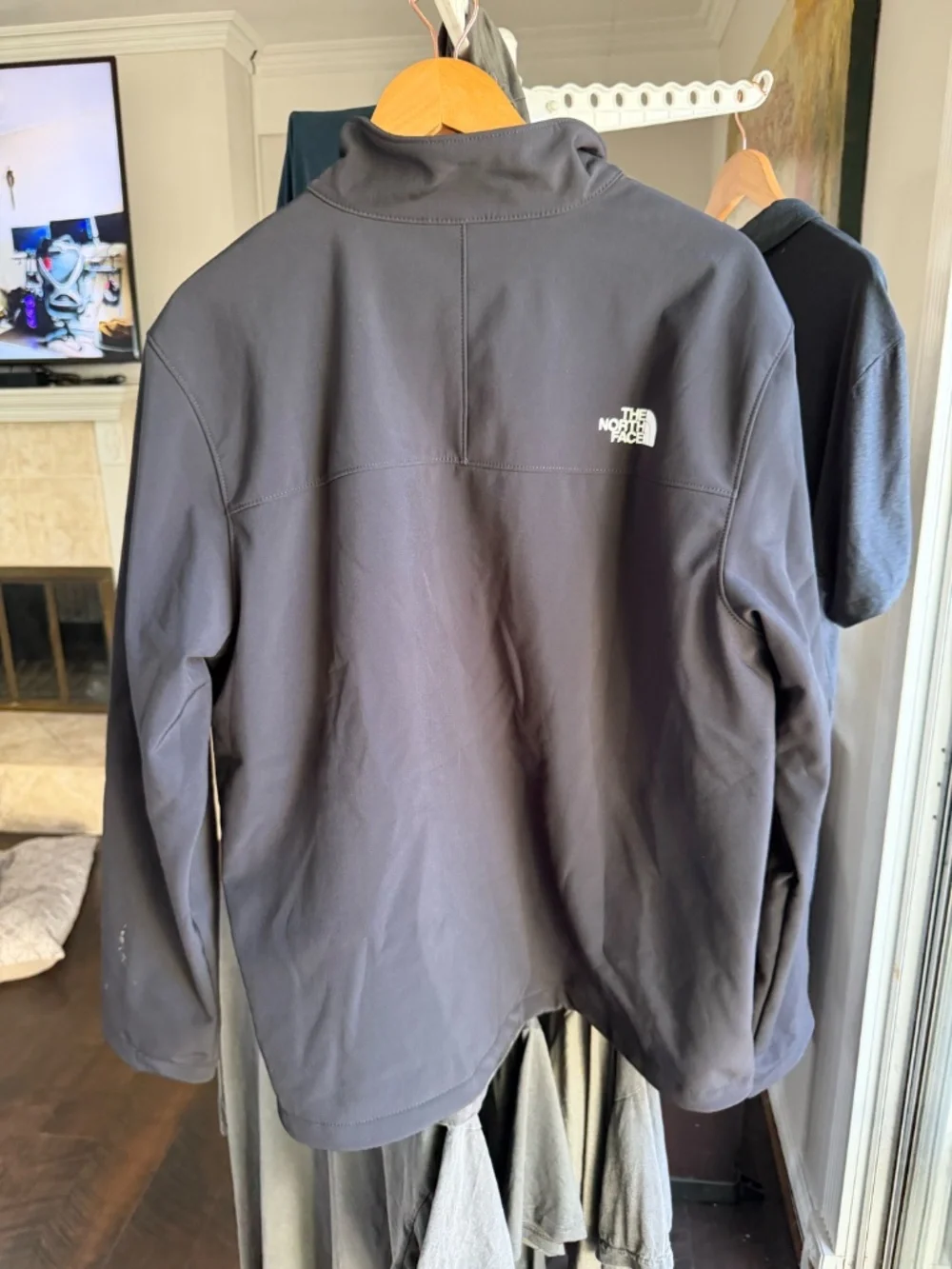 NORTH FACE MENS RAIN FLEECE JACKET